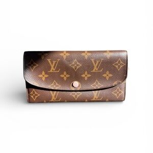 Authentic Louis Vuitton Emilie classic monogram canvas wallet
